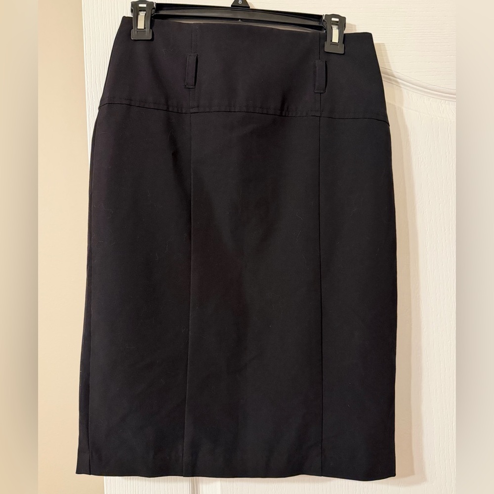 Catch My I Black Pencil Skirt w/belt loops